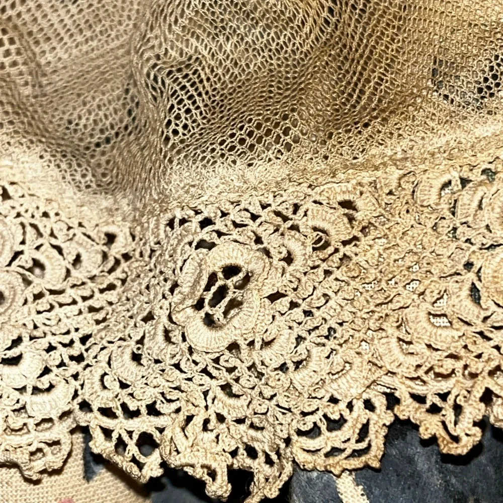 Vintage Folk Art Doll Cat Toy Handmade Fishing Theme - Picture 6 of 11